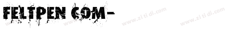 Feltpen Com字体转换
